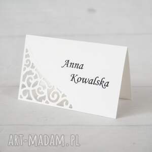 handmade zaproszenie winietki komplet 47 szt