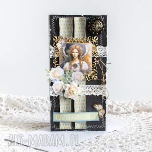 handmade scrapbooking kartki kartka uniwersalna - ciesz się każdą chwilą (anioł