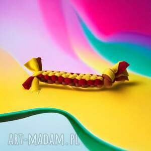 handmade zwierzaki kolorowy szarpak, zabawka dla psa 32 cm