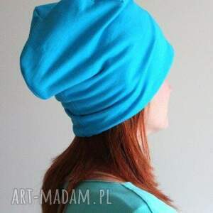 czapka dwustronna dwukolorowa dresowa beanie - Szary mary dodatki