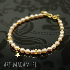handmade perły naturalne bransoletka "miranorin"