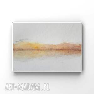 Akwarela 18x24 cm Pejzaż - ręcznie malowana na papierze