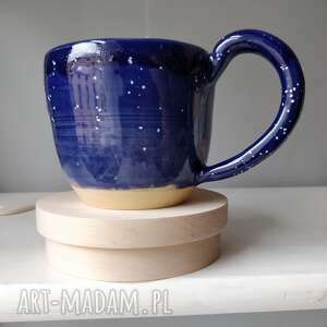 handmade kubki kubek ceramiczny granatowy