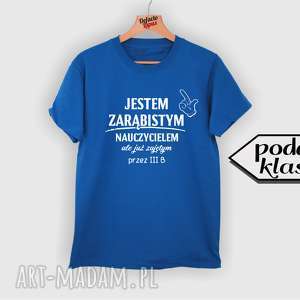 handmade koszulki koszulka z nadrukiem dla nauczyciela, prezent na dzień edukacji, super