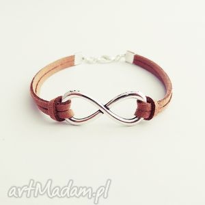 handmade brown infinity