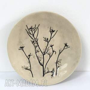 handmade ceramika naturalny talerzyk