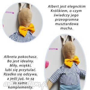 handmade maskotki albert