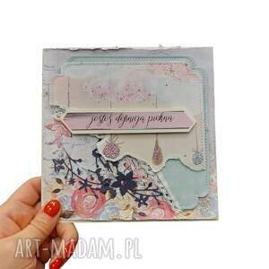 handmade scrapbooking kartki kartka uniwersalna "jesteś definicją