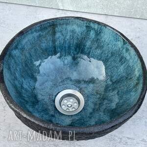 umywalka ceramiczna rybia łuska gliny