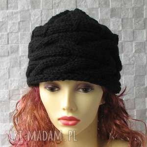 beanie czapka zimowa kolor czarna zima, fashion, streetstyle moda