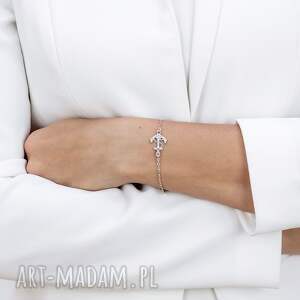 Prezent Bransoletka z kotwicą Hold on to your values