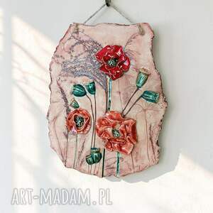 Ceramiczne maki - unikatowa dekoracja ścienna