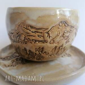 handmade ceramika komplet górski 1