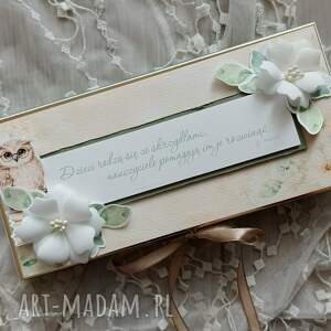 Czekoladownik dla Nauczyciela „Rodzinny Czas” - scrapbooking handmade