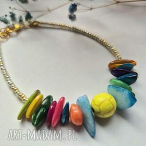 bransoletka uniwersalna boho koraliki masa perłowa box x1, et fo dam