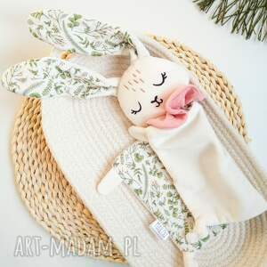 handmade maskotki króliczek szmatka przytulanka doudou