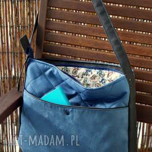 handmade na ramię torba hobo z kieszenią