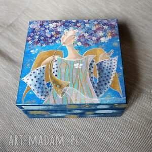 Dźwięki Szkatułka, anioł, kwiaty, lato, abstrakcja