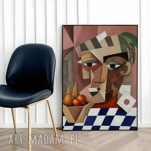 Prezent Plakat Portret abstrakcyjny - format 50x70 cm cm a la Picasso