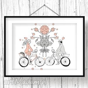 pierwsze spotkanie - art print - Grafika