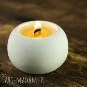 świeczniki sojowa świeca w betonie prezent, mala