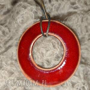 wisior ceramiczny naszyjnik, biżuteria, natura