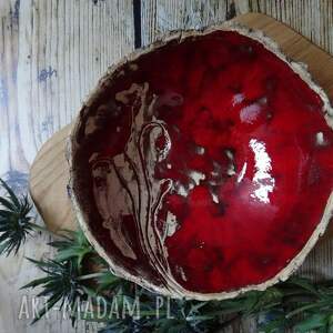 świąteczny prezent, ceramiczna miseczka maki, miska ceramika artystyczna