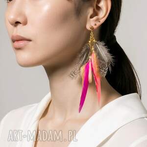 dlugie kolczyki pióra,bigiel antyalergiczny fo pier, et bo dam