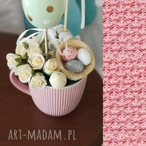 Prezent Wielkanocny Ogród w Filiżance - Pastelowa Słodycz