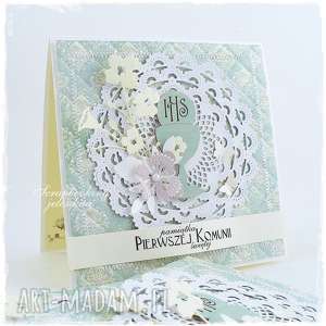 handmade scrapbooking kartki kartka komunijna