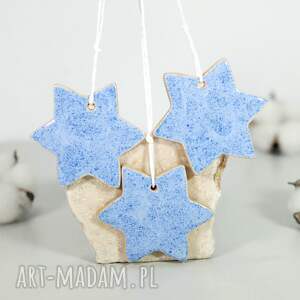 pomysł na świąteczny prezent Ceramiczne gwizdki zestaw 3 ozdób