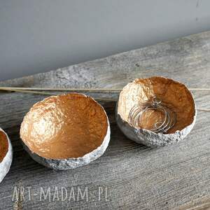 ozdobne miseczki na drobiazgi z papar mache, ozdoba do sypialni, ekologiczne