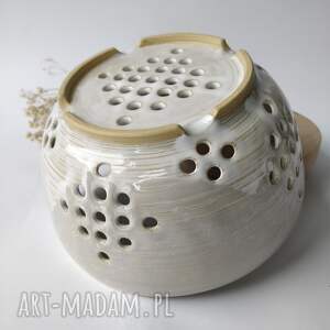 handmade ceramika durszlak ceramiczny /1