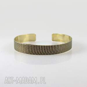Kratka (2205 08) outlet, mosiężna bransoletka