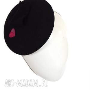 TOCZEK Z SERCEM, fascynator, filcowy, serce