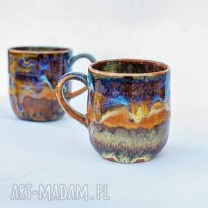Duży kubek ceramiczny Kora 450 ml - handmade