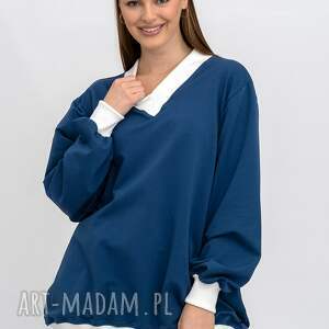 bluza comfort denim, bluzka do serka, oryginalny prezent