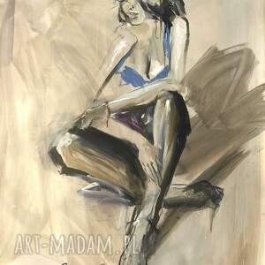 Lady 100x70, kobieta duży obraz, do salonu, obrazy do sypialni