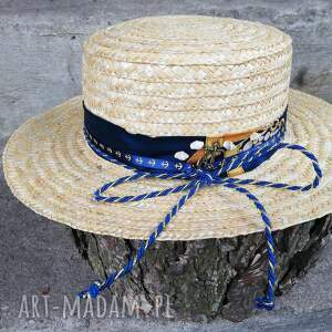 handmade kapelusze kanotier letni