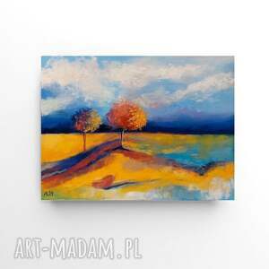 drzewa - praca formatu 18/24 cm