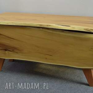 pracownia konesart drewniana komoda - akacja, monolit, natural design styl