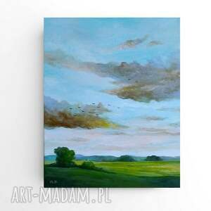 Wiosenny poranek - obraz akrylowy 50x40 cm