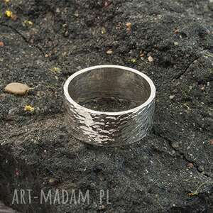 pierścionek - obrączka srebro 925