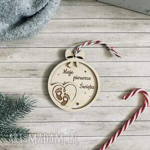 pomysł na prezent pod choinkę Bombka stópki