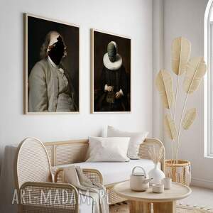 Zestaw 2 plakatów Sztuka - format 30x40 cm Rozbici plakat, plakaty