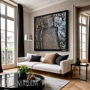 dom unikat 120x120cm obraz nie będzie powielany 1 sztuka strukturalny, duże