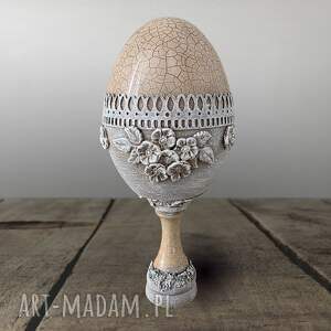 Dekoracyjne jajko „Kremowe” 10cm, jajo