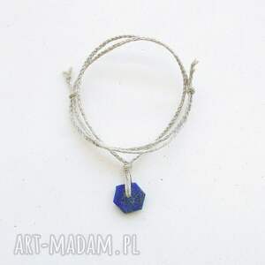 i len Bransoletka, lapis lazuli, naturalna biżuteria