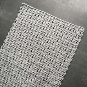 dywan ze sznurka bawełnianego jasny szary 150x200 cm