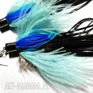 kolczyki zwariowane bujne długie etno, boho, folk, frida, damska